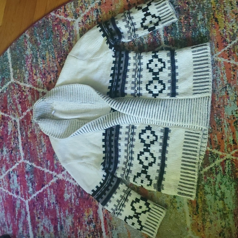 GAP chunky wool & acrylic oversize cardigan sweater